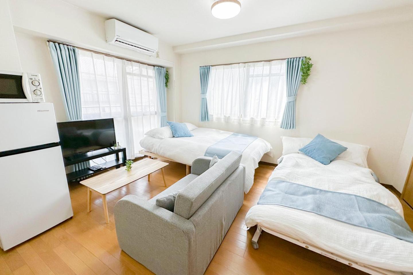 ユニオン新大阪 十三駅西中島南方駅 自転車&Wifi貸出無料 Appartement Buitenkant foto